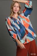 Wine Mix Abstract Top