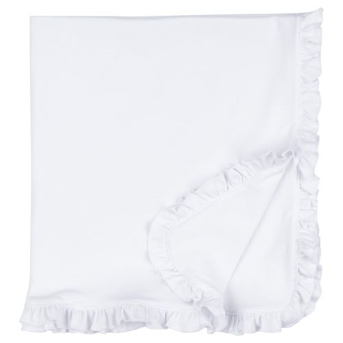 Baby Cotton Ruffle  Swaddle Blanket