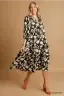 Black Mix Long Dress