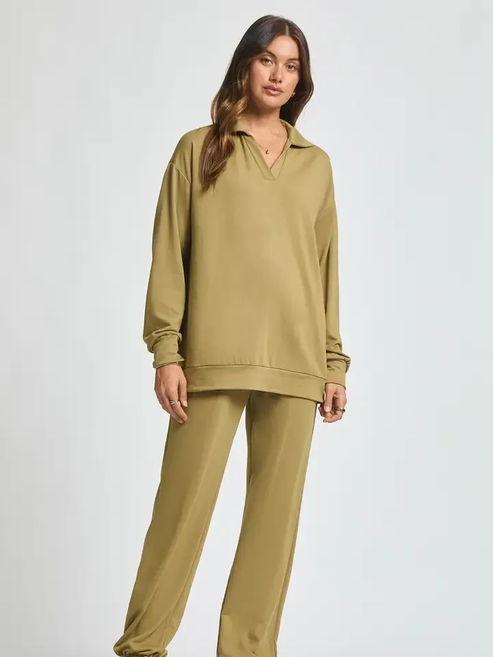 2-Piece French Terry Set Trvset-Weekend