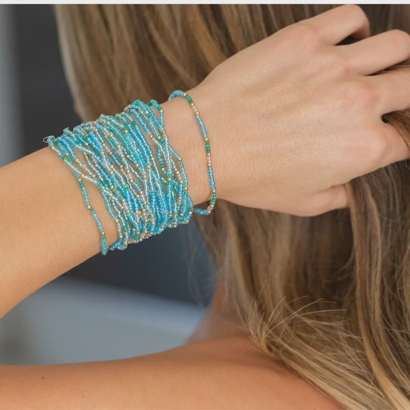 "Seaglass" Vibes 2mm Assorted Stretch Bracelets