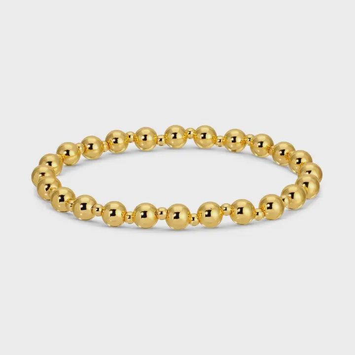 6 mm beaded ball bracelet