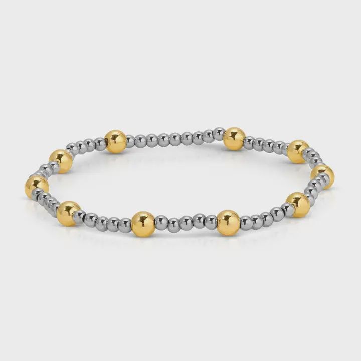 Bestseller  Two-Tone Stretch Bracelet 3mm/5mm