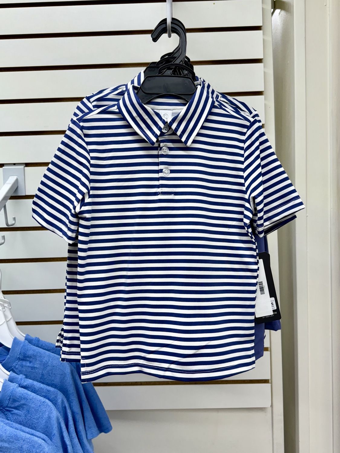 Little Boys Blue Striped Set
