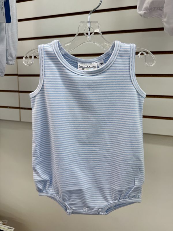 Blue Stripe Baby Boy Bubble