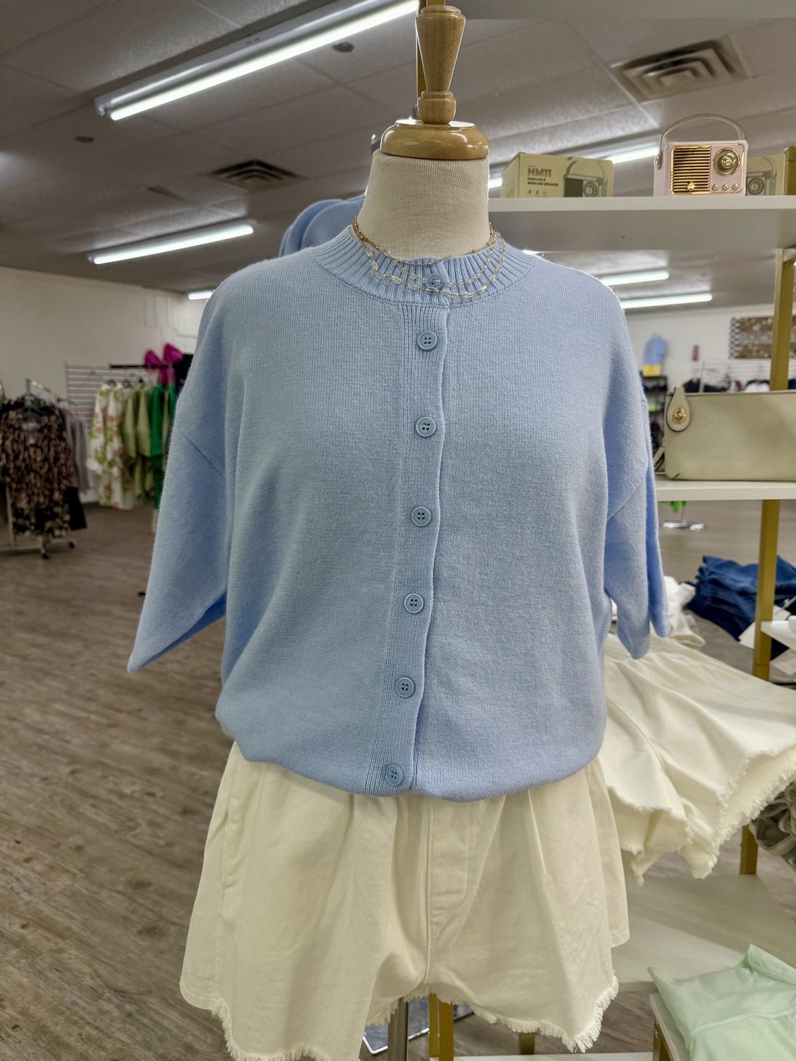Light Blue Spring Cardigan