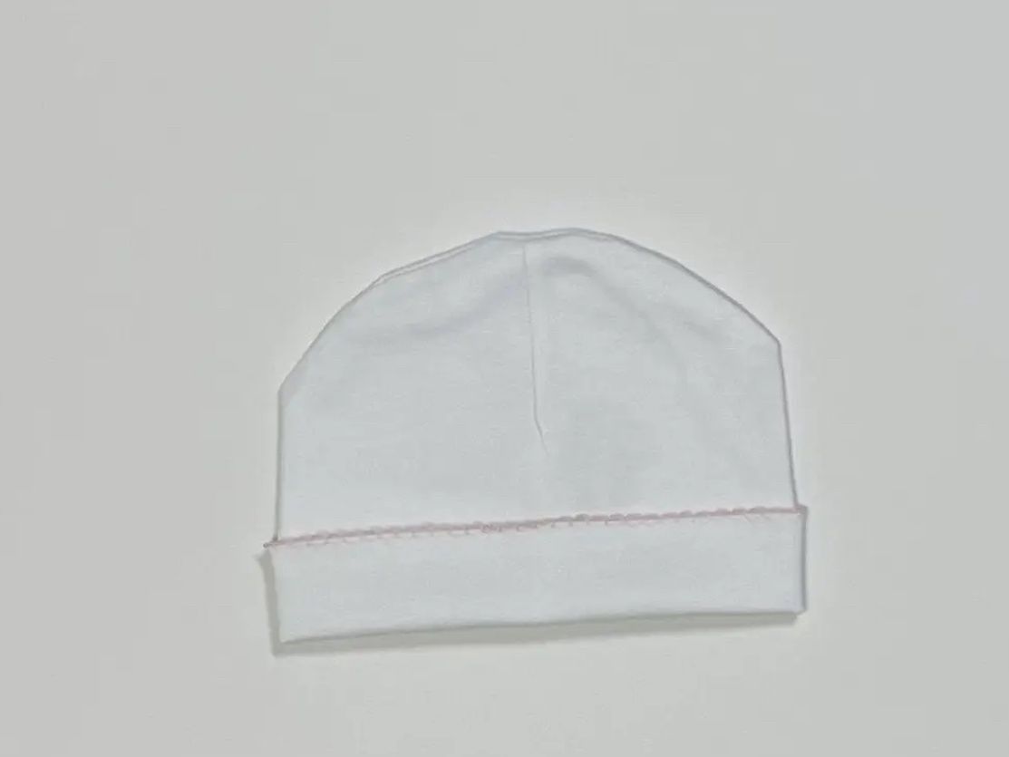 Picot Trim Hat - Pink
