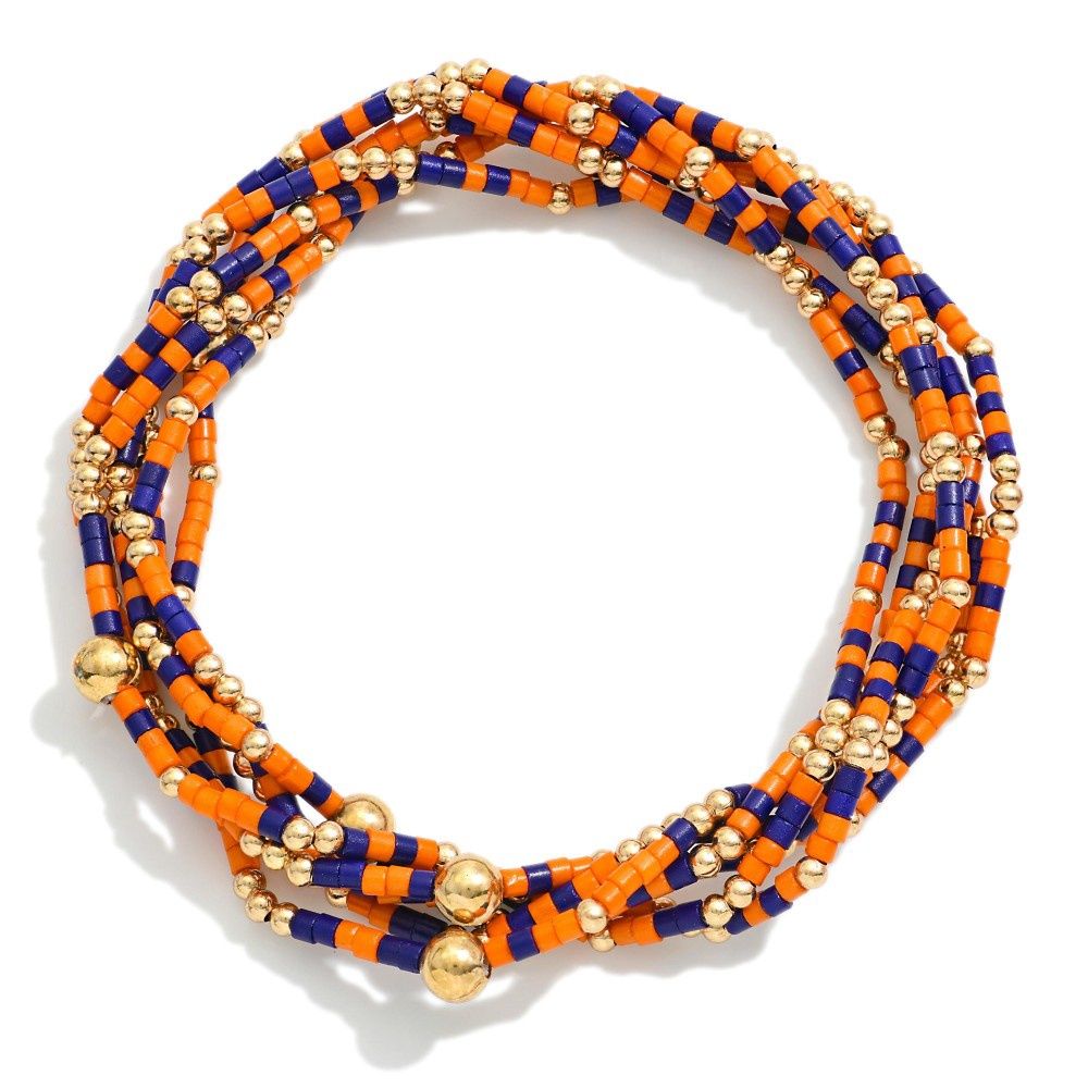 Auburn Gameday Bracelet Stack