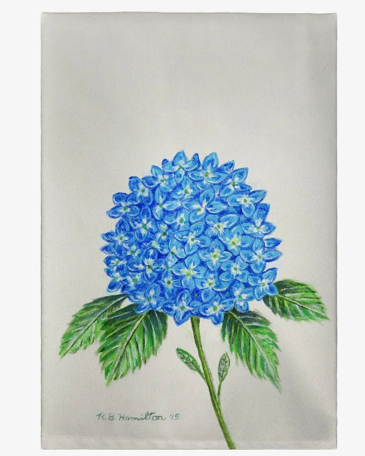 Blue Hydrangea Hand Towel