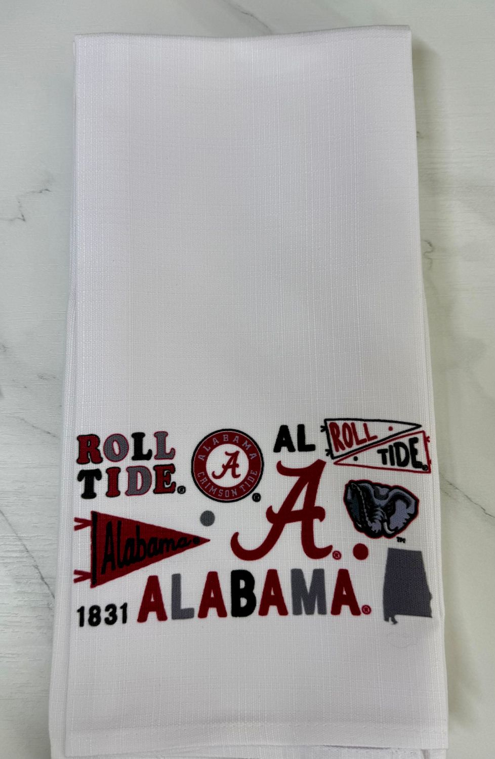 Alabama Collegiate Cluster Tea Towel