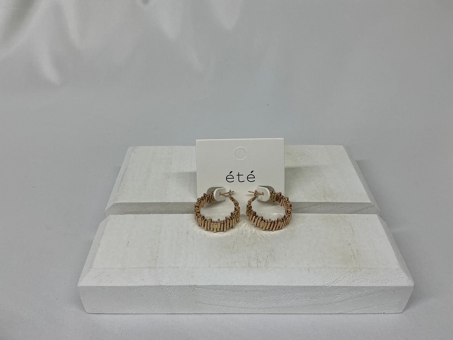 Gold ZigZag Earrings