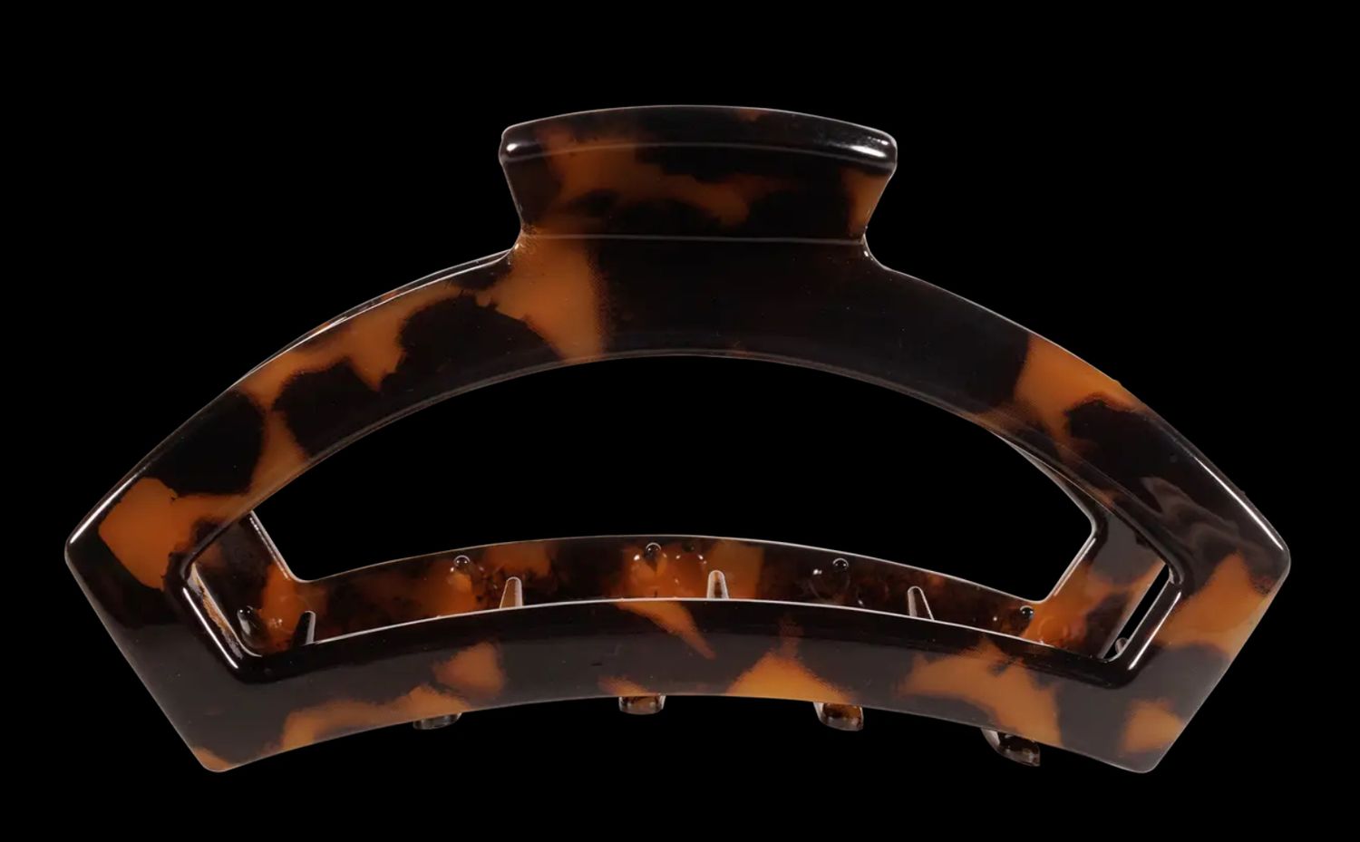 Tortoise - Medium Open Claw Clip