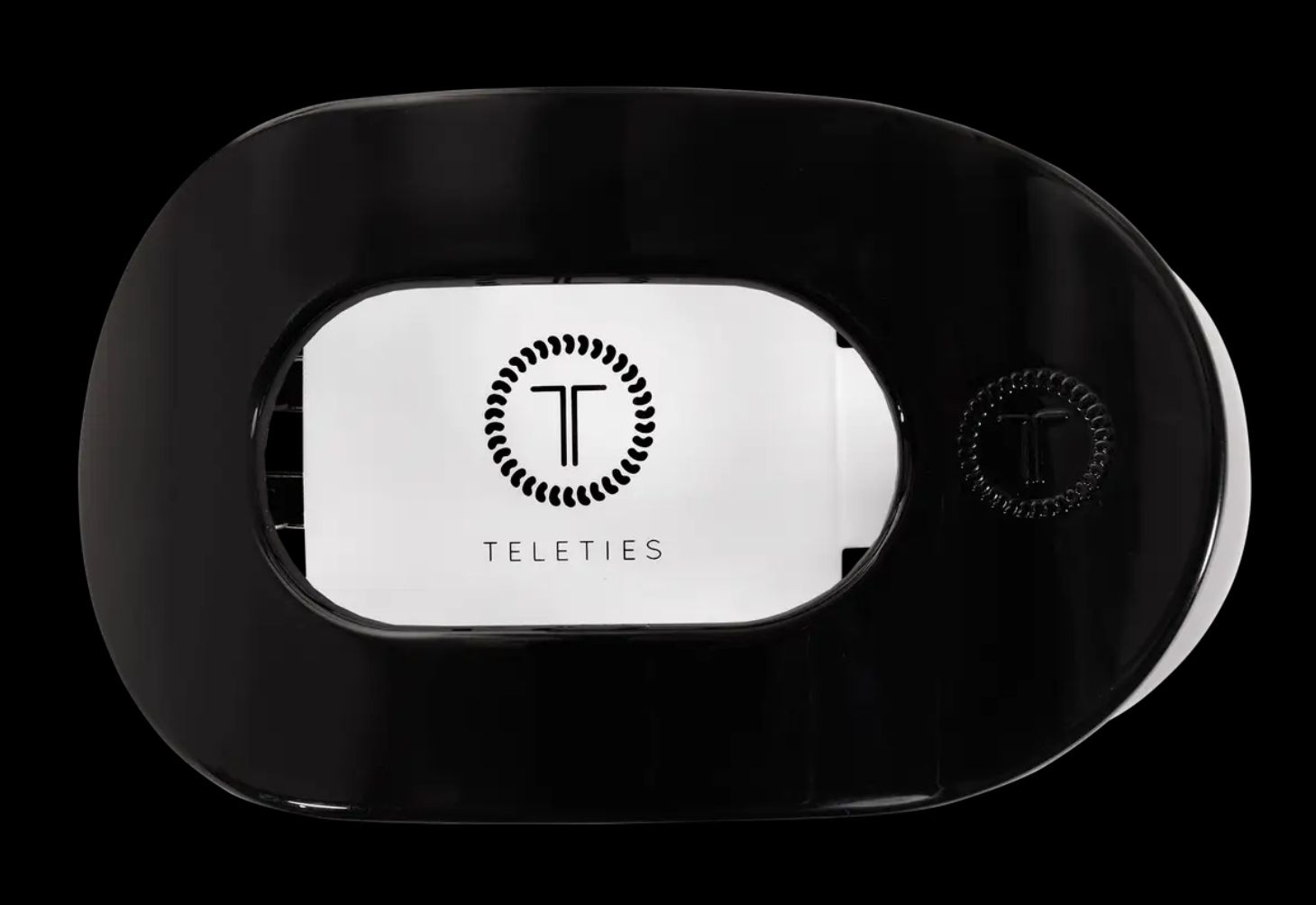 Jet Black - Medium Round Flat Clip