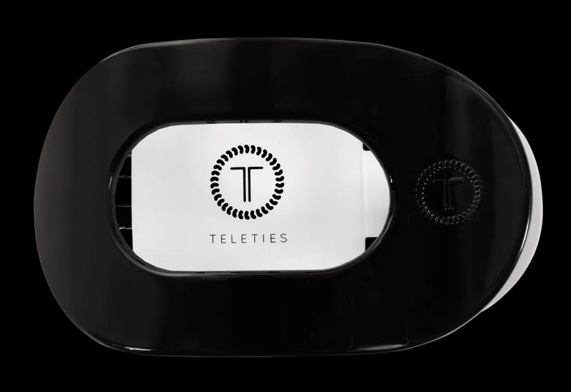 Jet Black - Medium Round Flat Clip