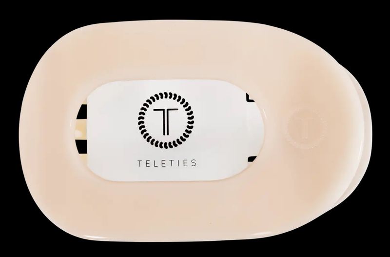 Almond Beige - Small Round Flat Clip