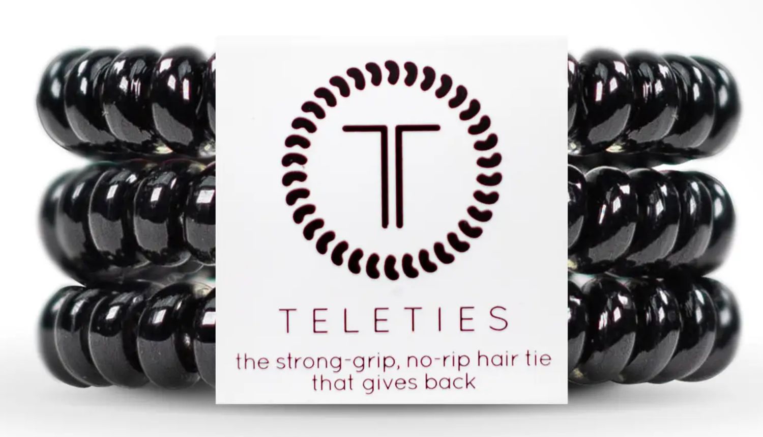 Jet Black - Small Hair Ties