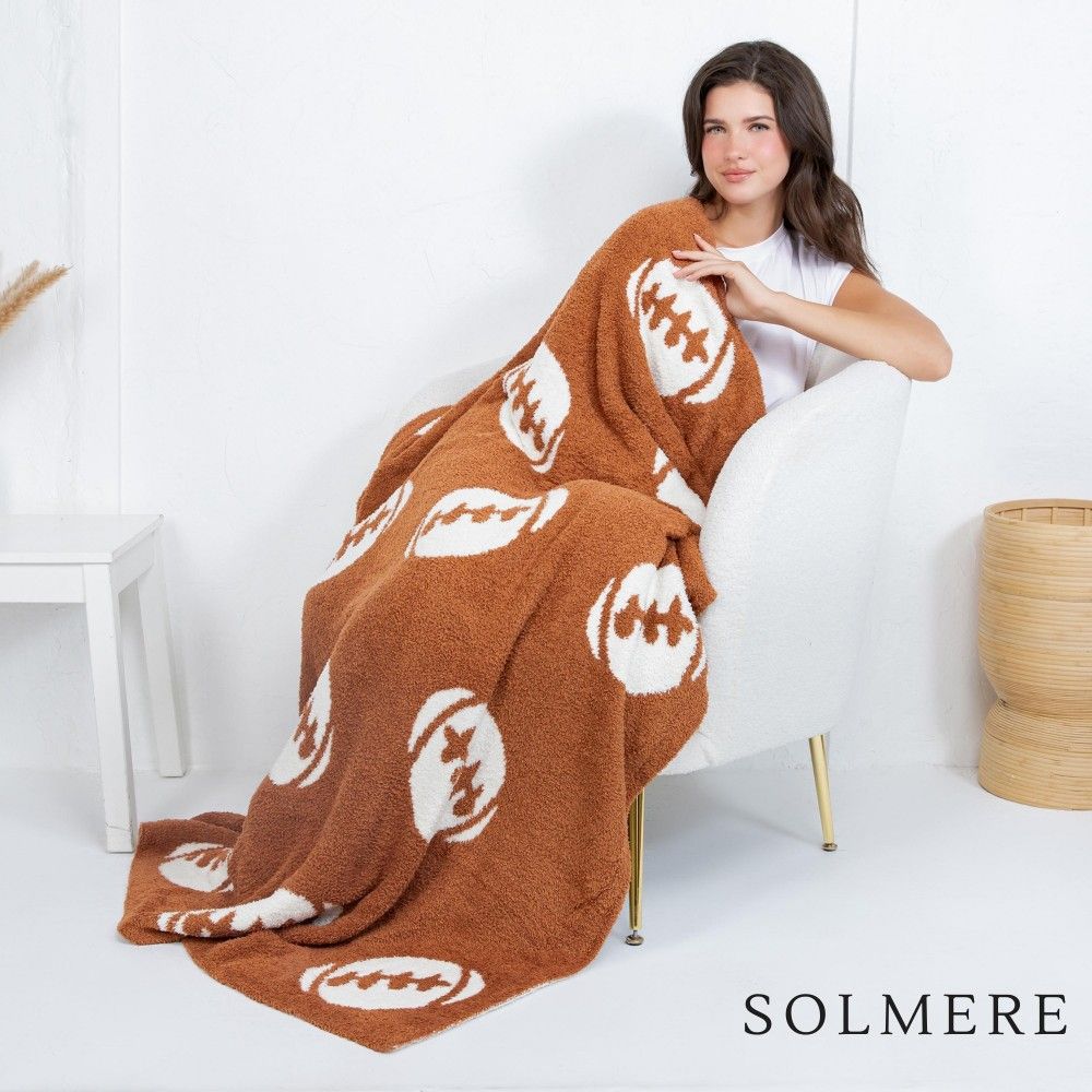 Solmere Blanket – Sports Ball Print Blanket