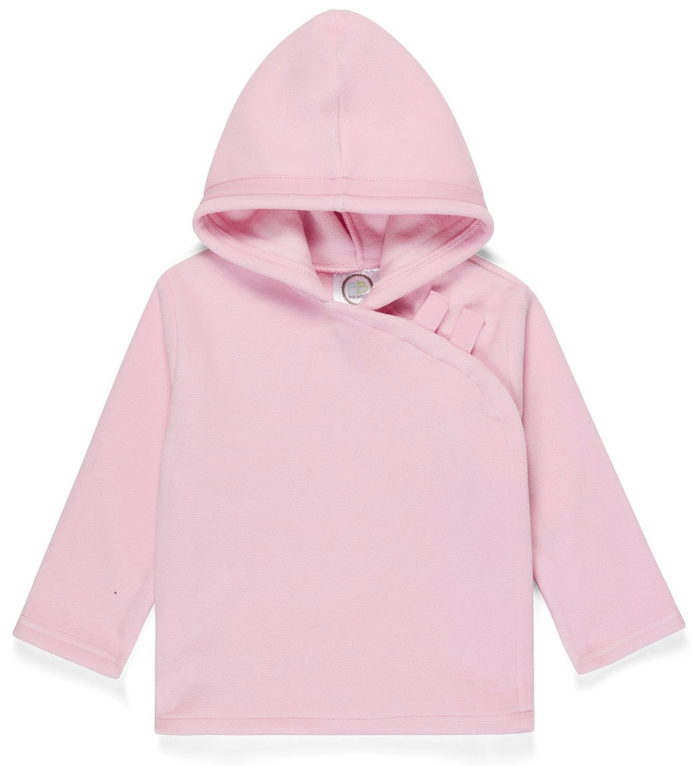Pink Fleece Velcro Tab Jacket, Size: 6M