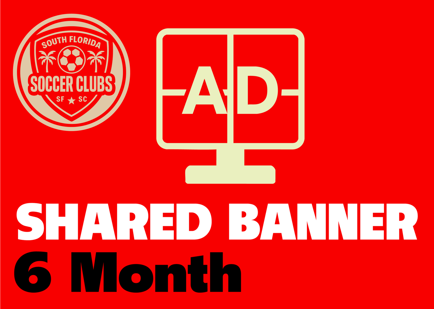 Shared Banner Advertising 6 MONTH