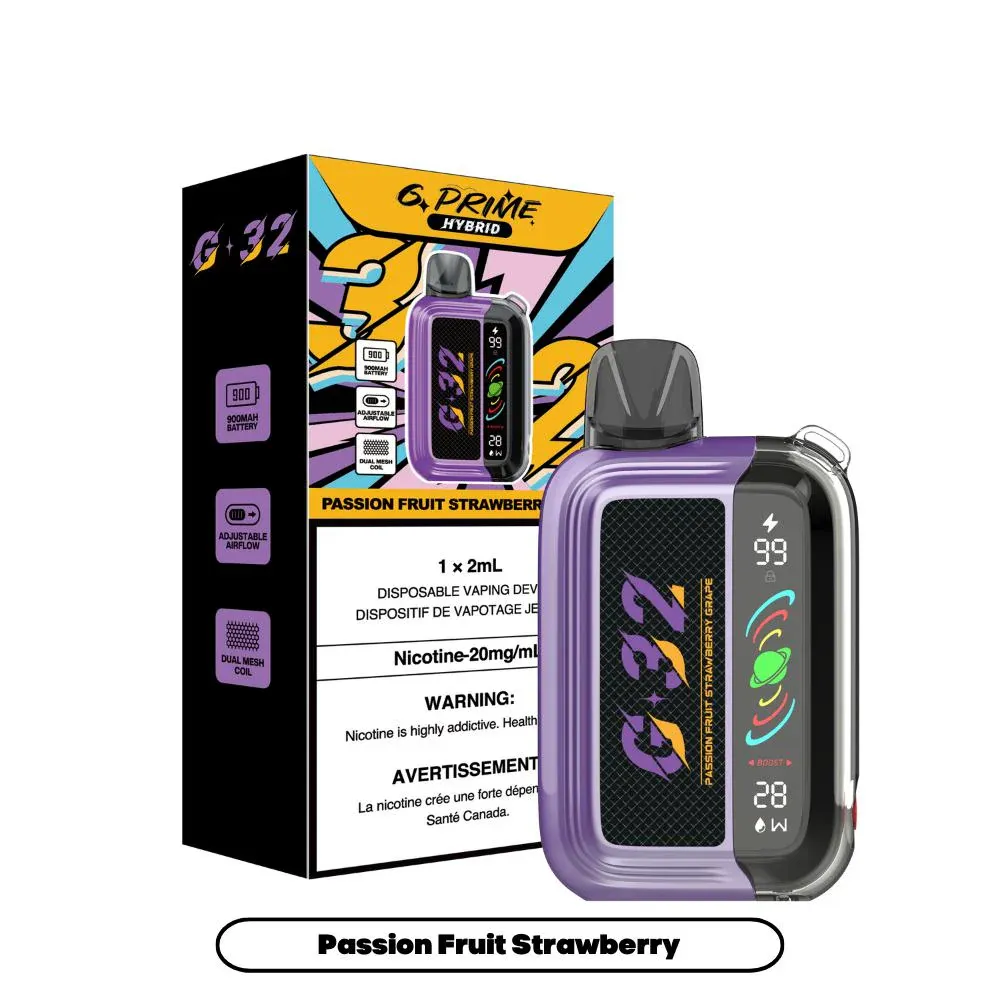 G32 DISPOSABLE- Passionfruit Strawberry Grape Single
