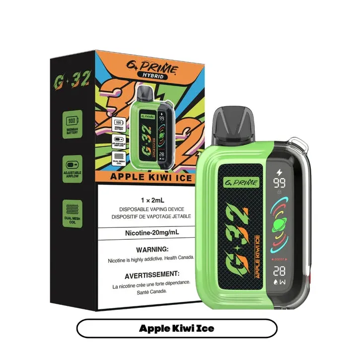 G32 DISPOSABLE Single- Apple Kiwi Ice