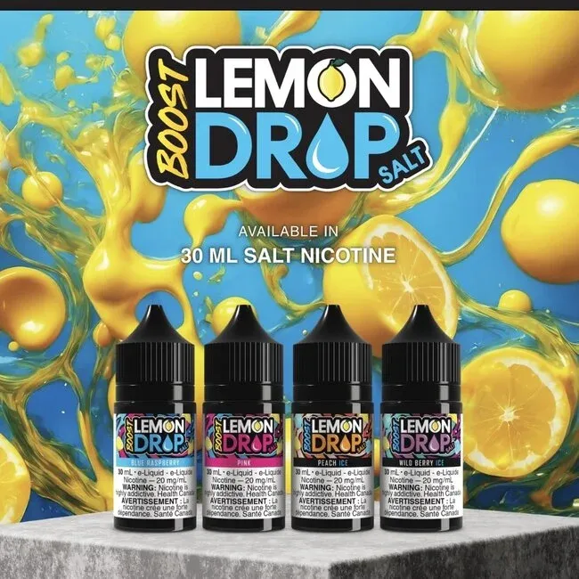 LEMON DROP BOOST SALT ICED-