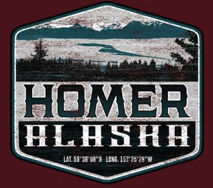 Homer Spit AK Lat/Long Tee