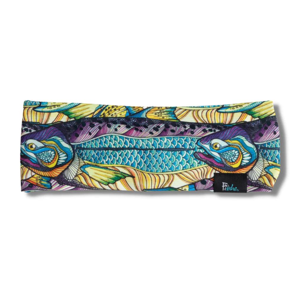 Fishe Headband , Color: Kaleido King