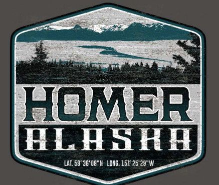 Homer AK Spit Lat/Long Hoodie 