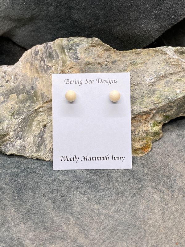 6mm Mammoth Ivory Post