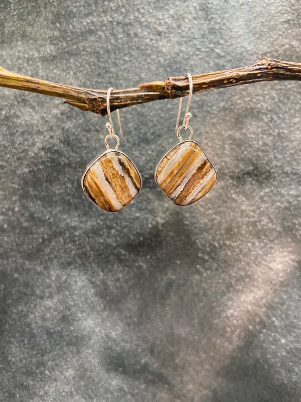 Mammoth Tooth Earrings