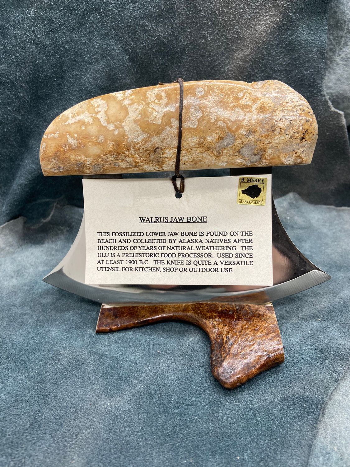 Walrus Jaw Bone Ulu