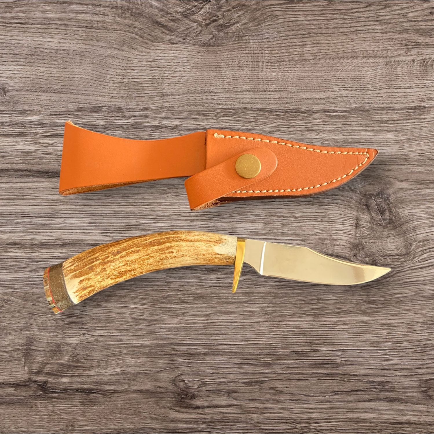 Bob Merry Moose Antler &amp; Mammoth Tooth Clip Point 2