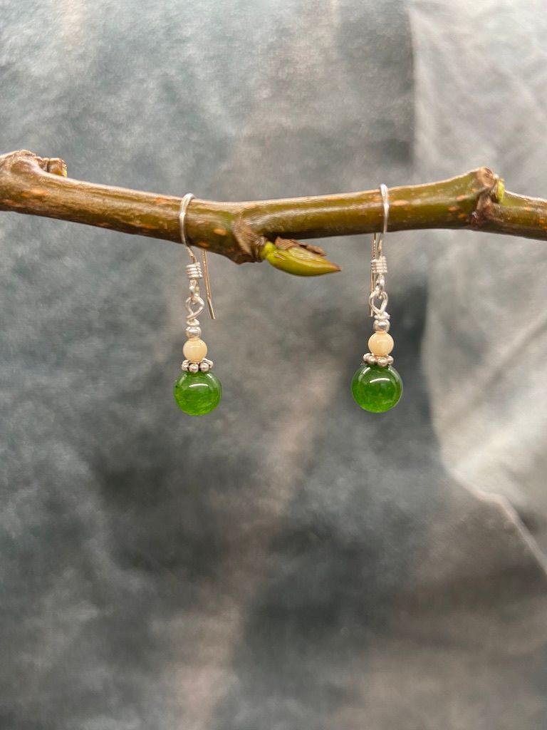 6mm Jade Bead Dangle