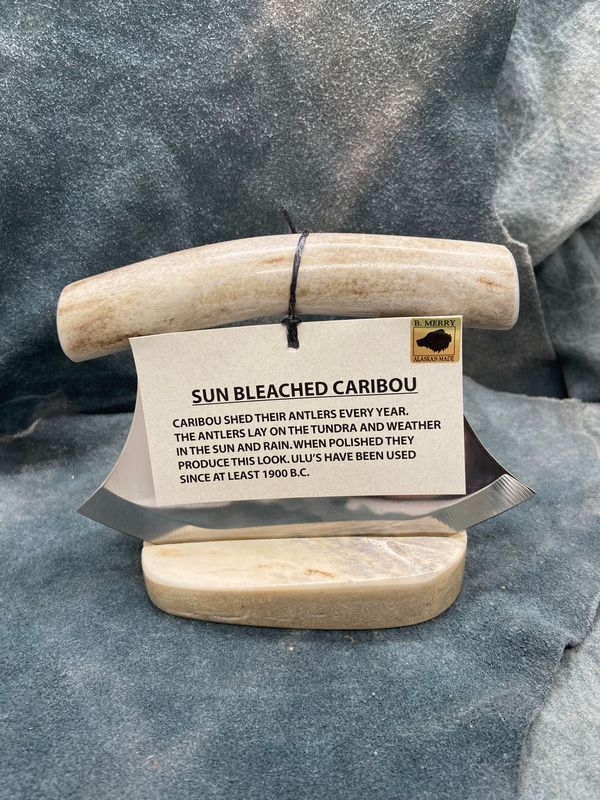 Sun Bleached Caribou Ulu