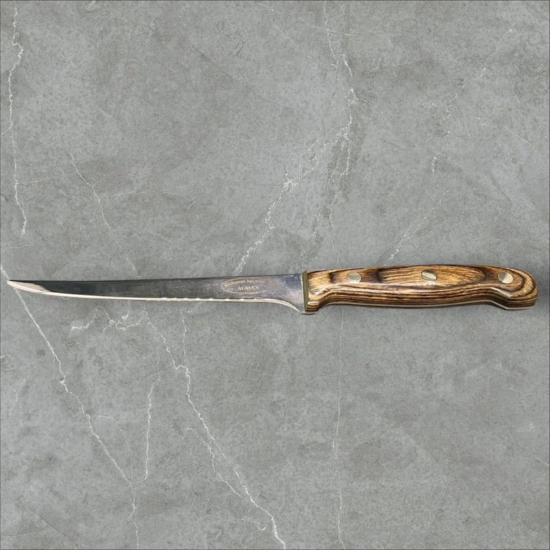 Kachemak Bay Knife Co. Fillet: Light Brown 