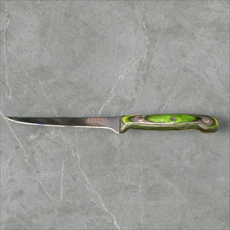 Kachemak Bay Knife Co. Fillet: Green &amp; Black