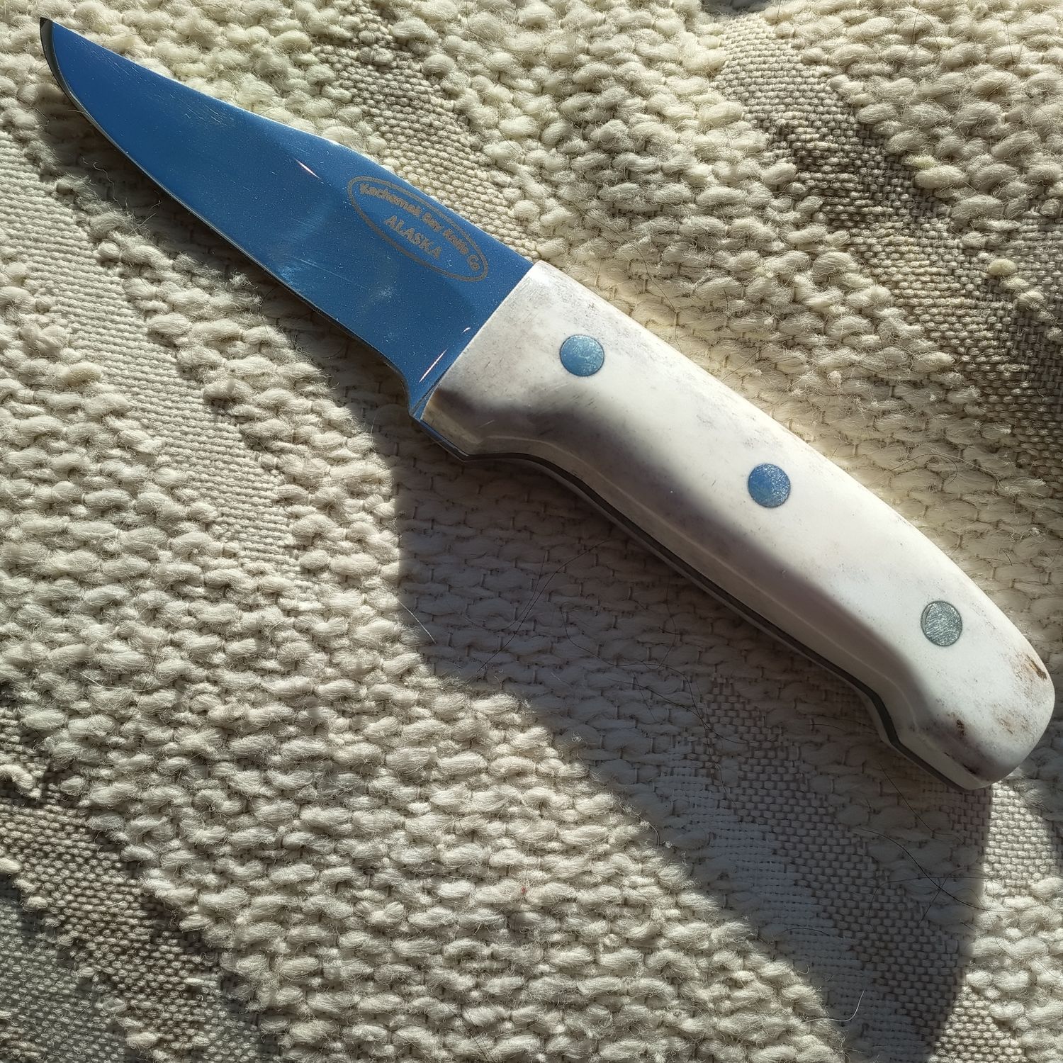 Moose Antler Clip Point Hunter