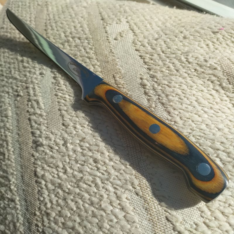 Kachemak Bay Knife Co. Fillet: Yellow &amp; Black
