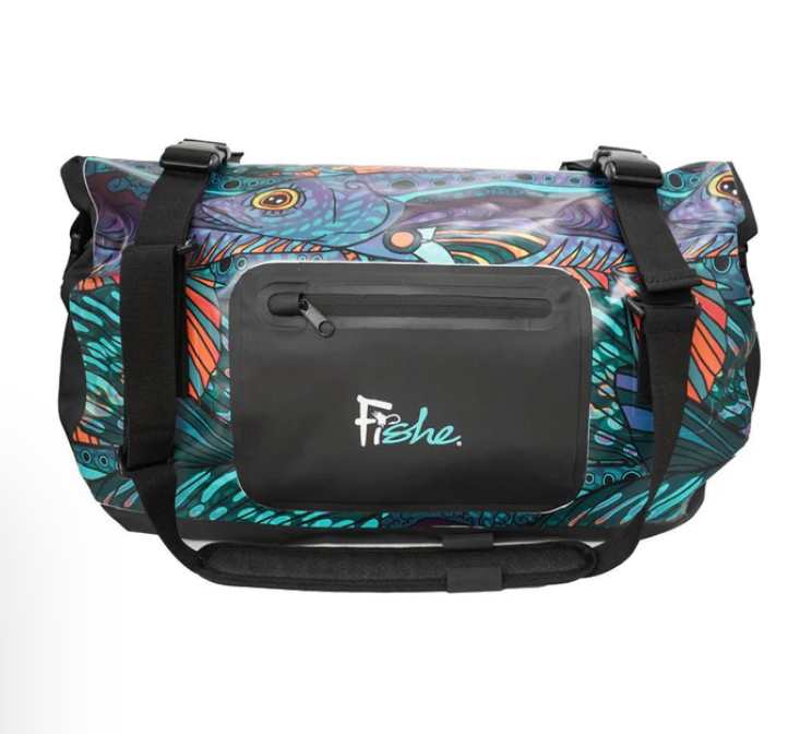 Fishe Duffle Dry Bag, Color: Groovy Grayling