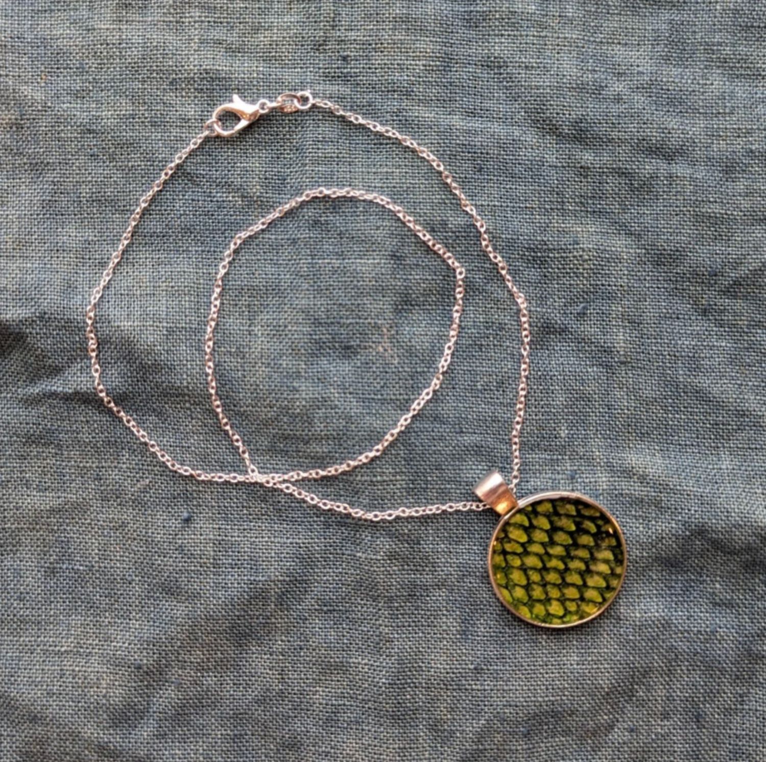 Beyond Ocean Leather Large Round Necklace