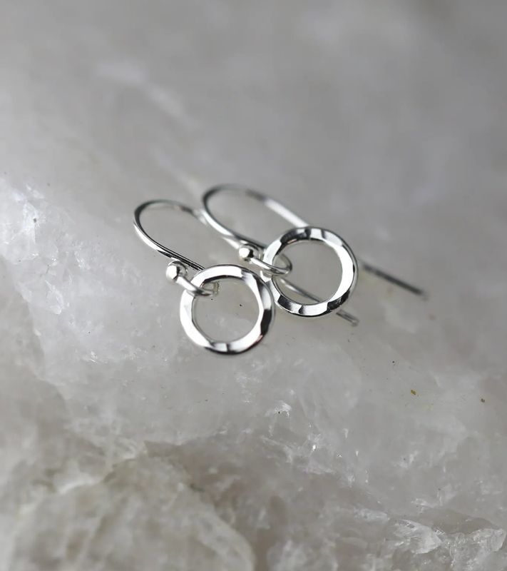 Tiny Circle Earring