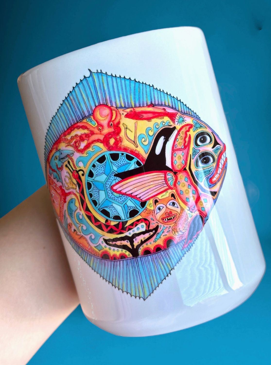 Sue Coccia Coffee Mug, Color: 66 Halibut