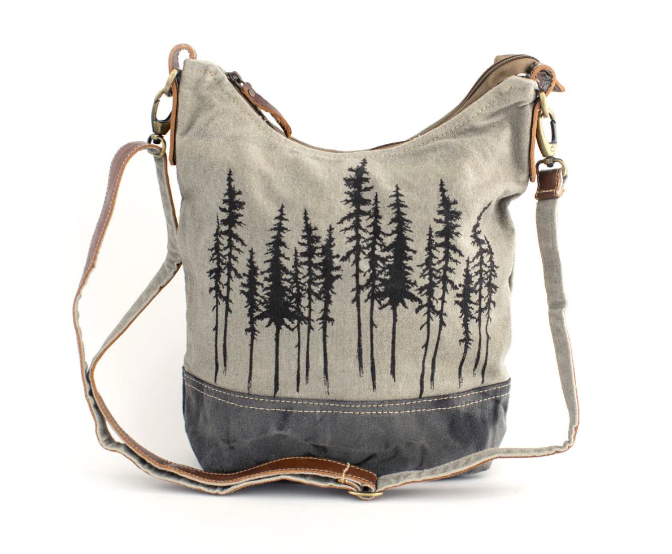 Black Spruce Forest- Medium Canvas Hobo