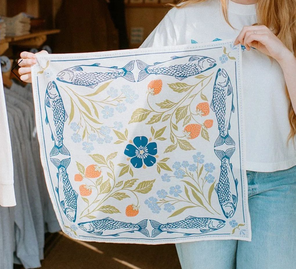 Birch Bark Artworks Bandana , Color: Multi Color