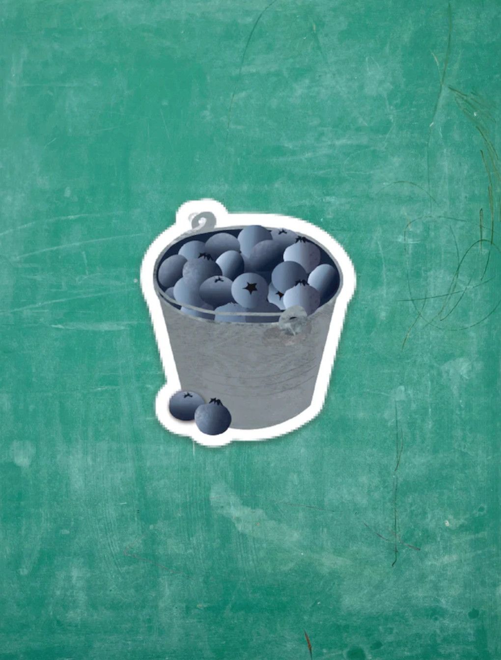 Tiny Viny Sticker Blueberries