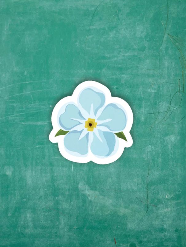 Tiny Viny Sticker Forget Me Not