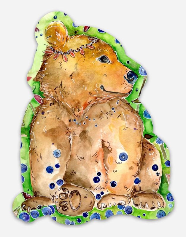 Seabolt Stickers Blueberry Bear
