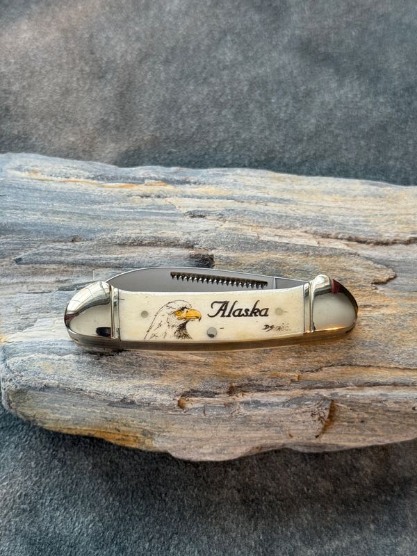 Mini Canoe Bald Eagle Head