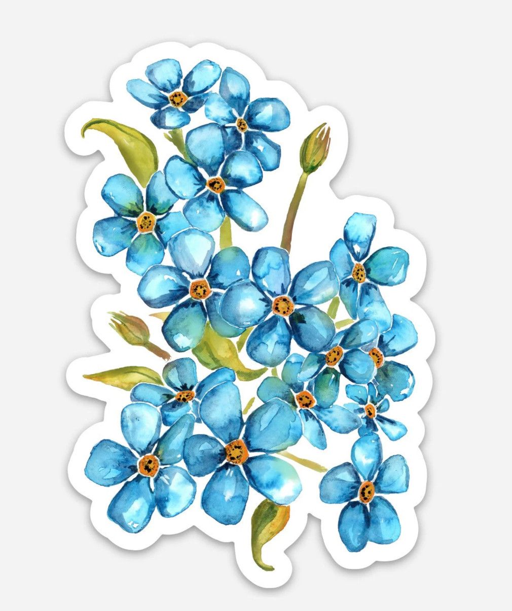 Seabolt Stickers Forget Me Not
